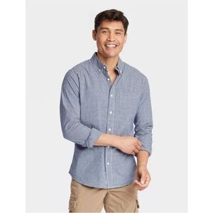 Men's Blue Checkered Shirt